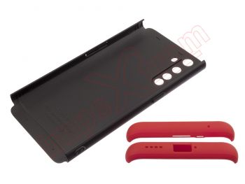 Funda GKK 360 negra y roja para Realme X50 Pro 5G, Oppo Realme X50 Pro